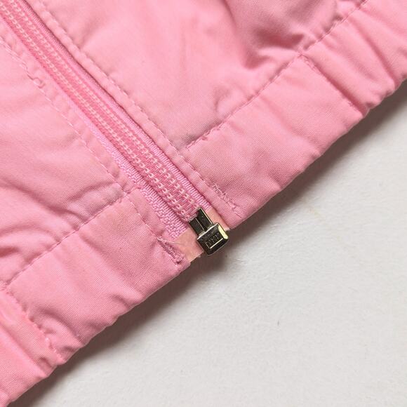 Vintage London Fog Windbreaker Jacket Girls Size 24m Pink Embroidered Hood - Picture 4 of 5